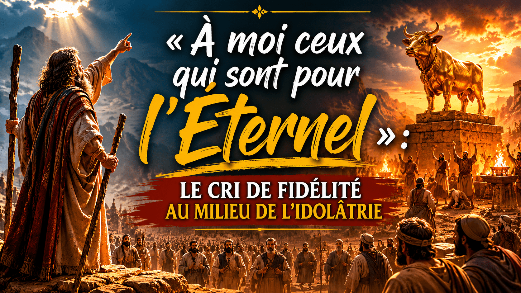 « À moi ceux qui sont pour l’Éternel » : le cri de fidélité au milieu de l’idolâtrie