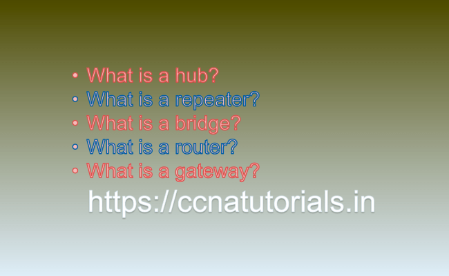 CCNA Sample Questions Set 17 - CCNA TUTORIALS