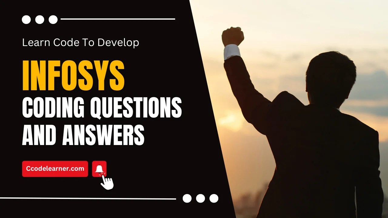Infosys Coding Questions with Answers: Power Programmer & Specialist (2026) 1 Infosys Coding Questions with answers for Power Programmer and Specialist Programmer