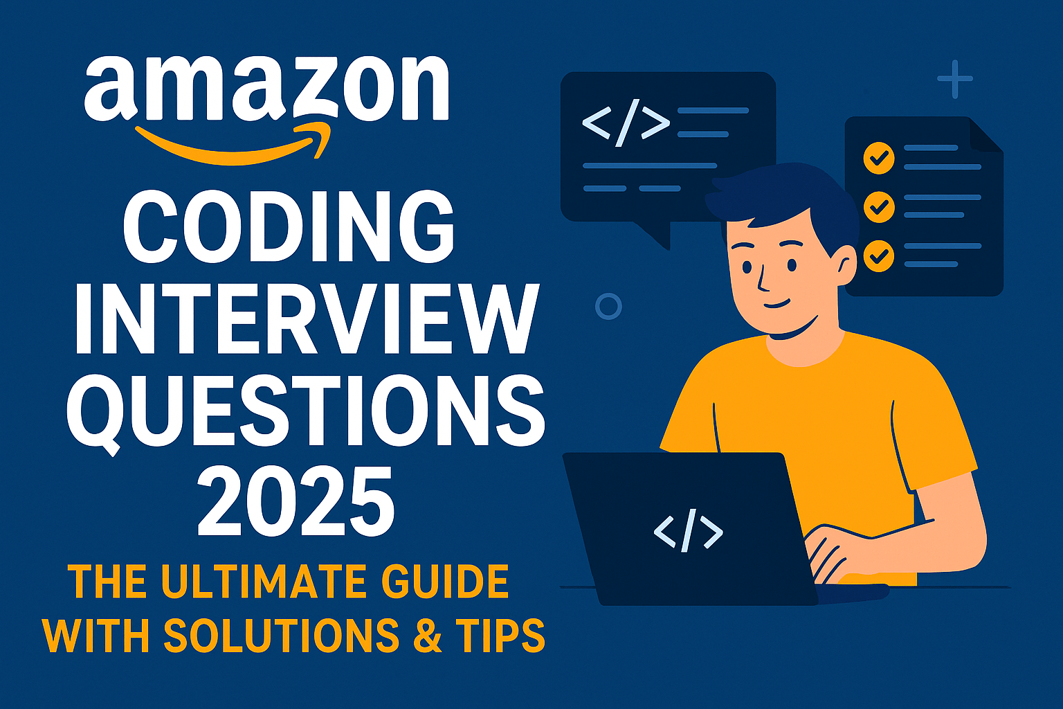 "Amazon Coding Interview Questions 2025 - Ultimate Guide Thumbnail