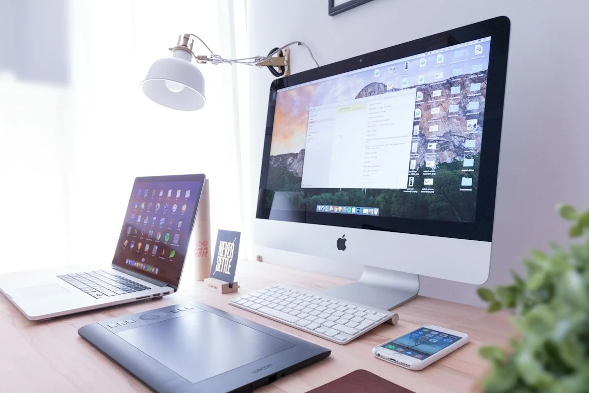 Test your website on mobile devices across a phone and desktop screen