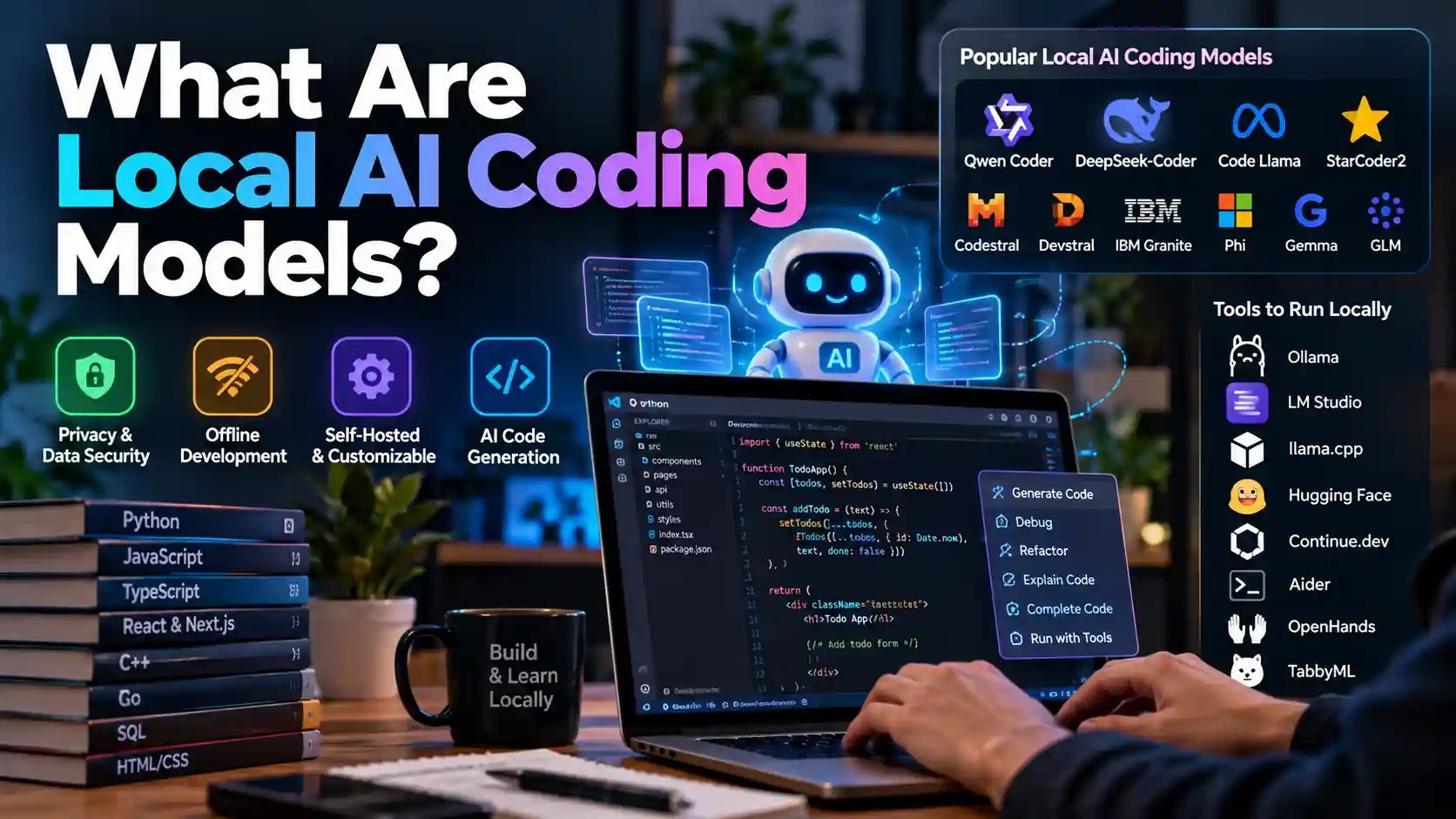 Local AI coding models and offline AI programming tools