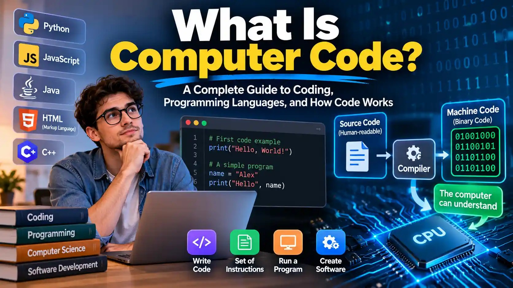 What is computer code and how coding works