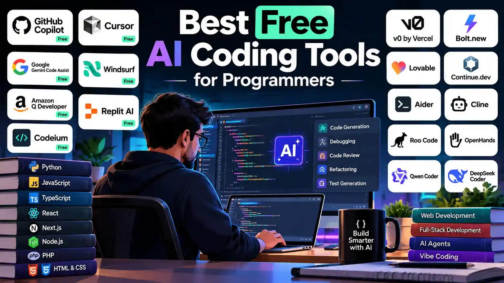 Best free AI coding tools for programmers