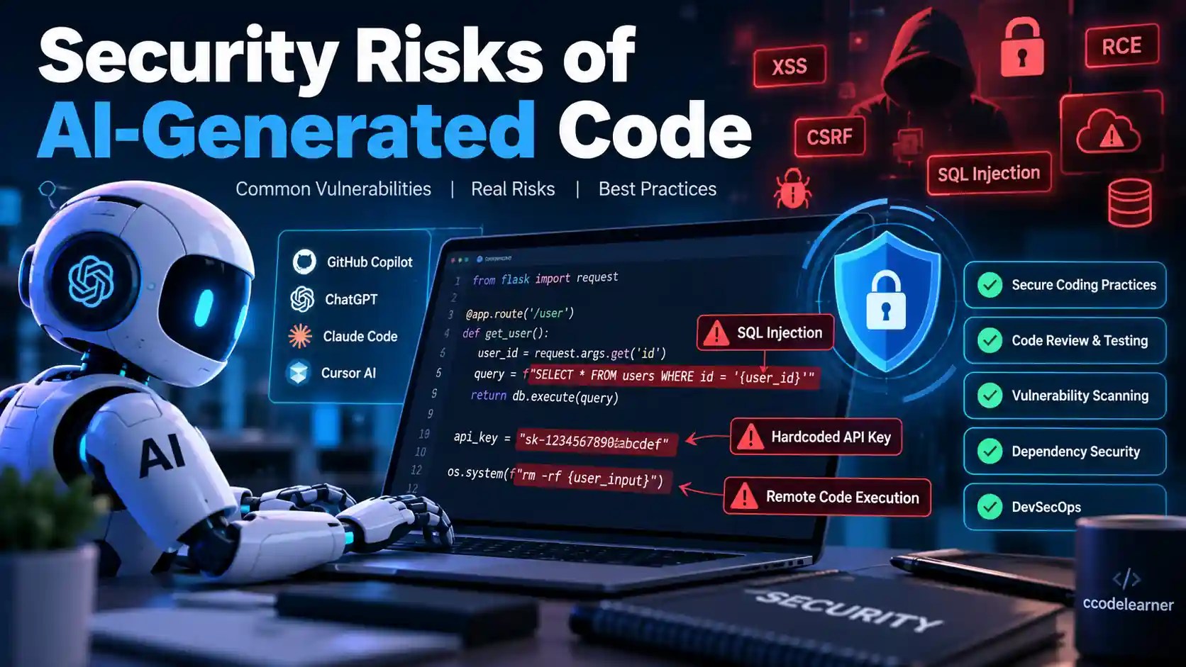 AI-generated code security risks and software vulnerabilities