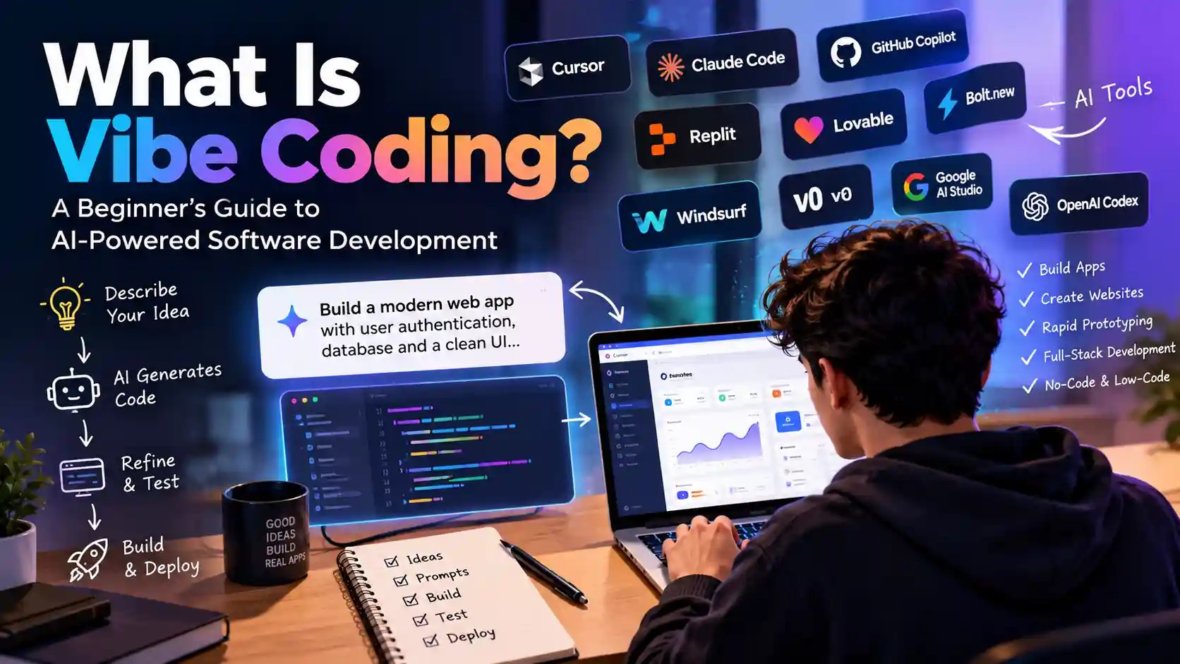 What Is Vibe Coding? AI-powered coding tools and app development