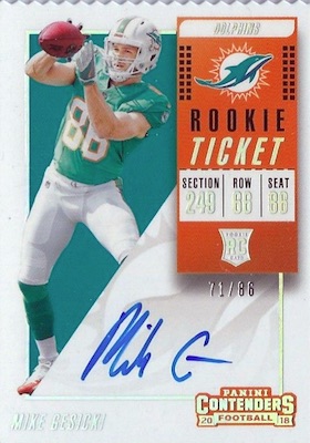 2018 panini contenders football checklist, variations, nfl set info, boxes