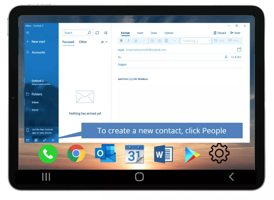 An email client simulator
