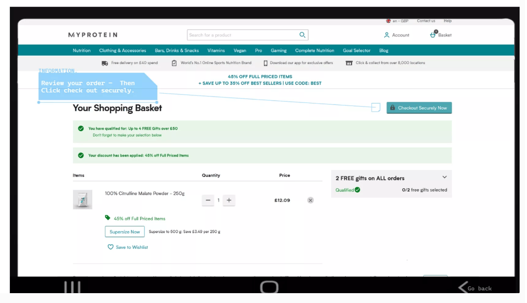 An online transaction simulator