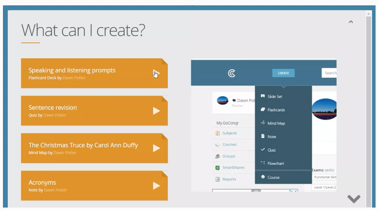 Image showing 'how to use GoConqr training'