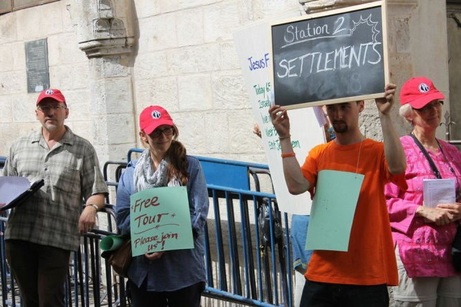 Station 2: Settlements – Today 462,000 Israeli citizens now live in settlements in the West bank and 191,000 in East Jerusalem, blocking Palestinian economic and territorial growth.