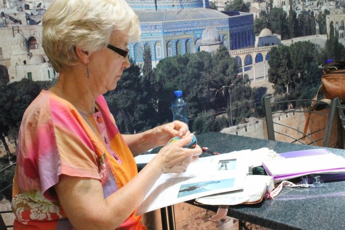 We adapted material provided by SABEEL to create a contemporary walk through six stations of the passion story