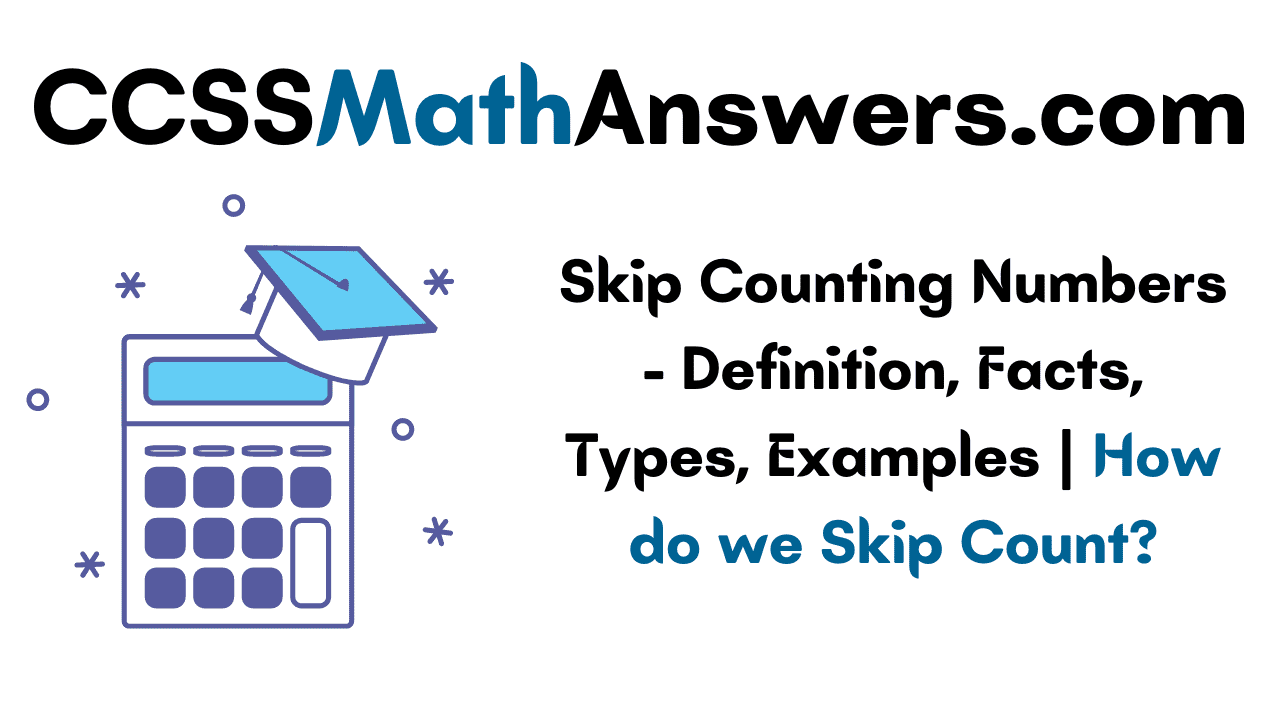 Skip counting numbers