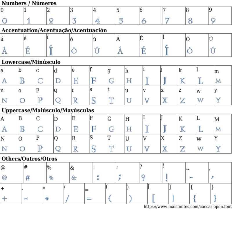 Caesar Open Font Fonts2u Com - Modern Mountain Image - Mobile