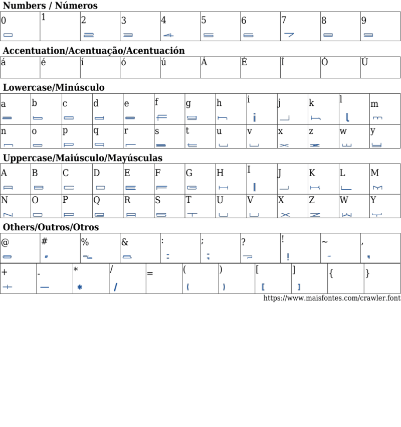 Crawler Font - Mountain Arts - Beautiful 8K Collection