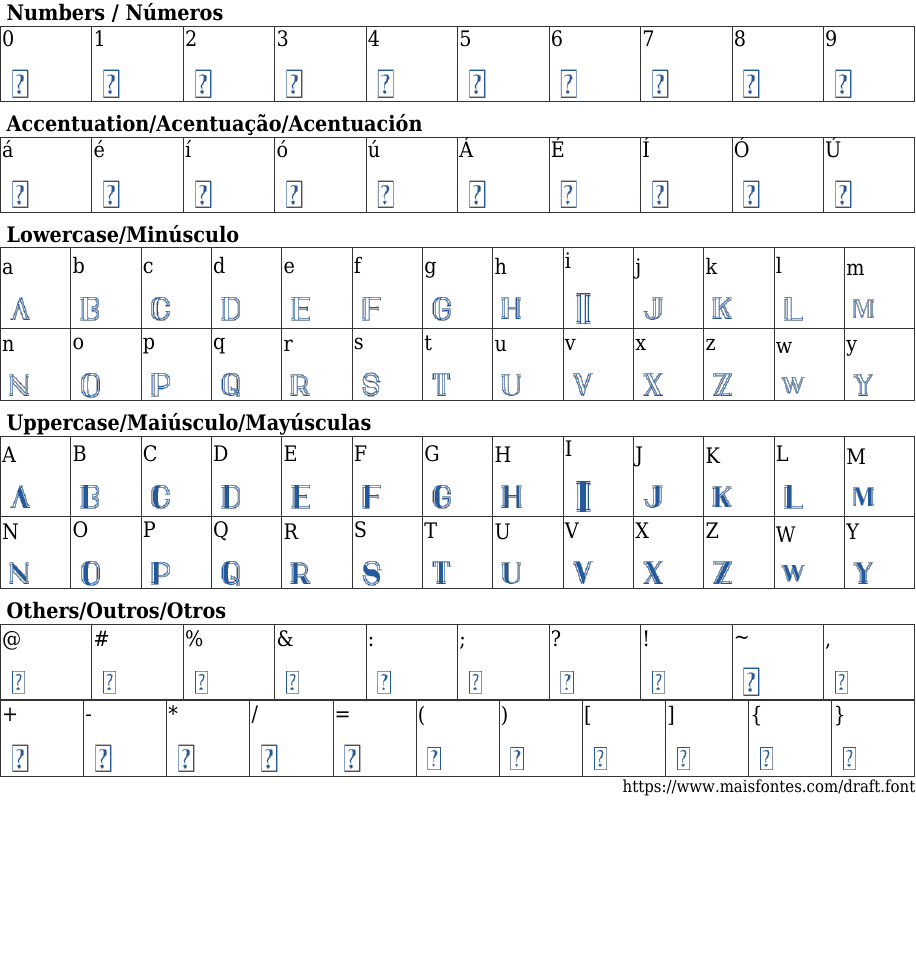 Draft Font Free Download Maisfontes