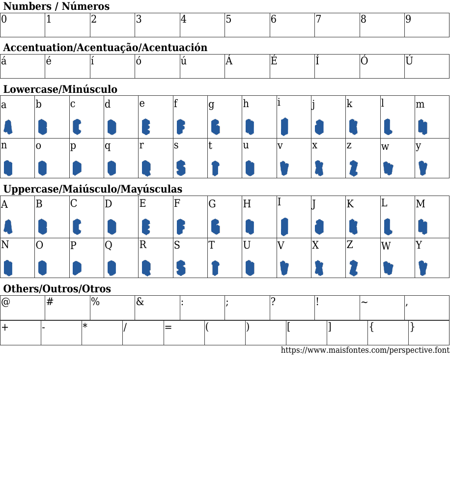 Perspective Free Font Download Maisfontes