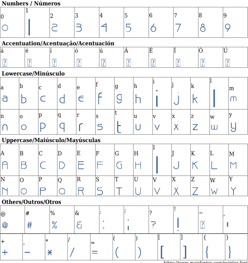 Pointer Font - Perfect 4K Minimal Designs | Free Download