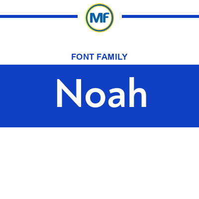 Download Noah Fonts Maisfontes