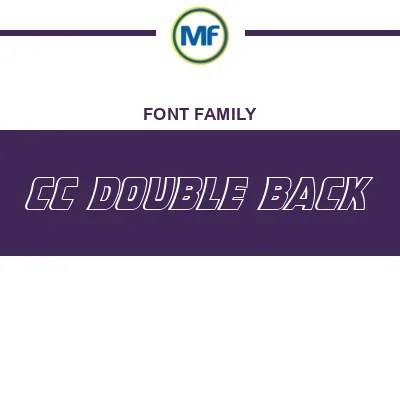 Cc Double Back Font Family Free Download Maisfontes
