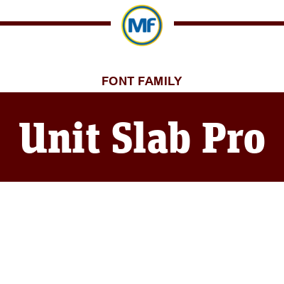 Unit Slab Pro Font Family Free Download Maisfontes