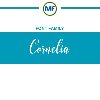Cornelia Font Download - Dark Background Collection - 8K Quality