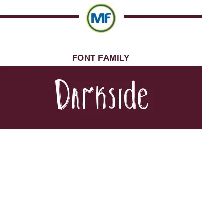 Darkside Font Family Free Download Maisfontes