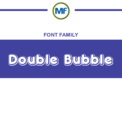 Double Bubble Font Download - Premium Vintage Pattern Gallery - Retina