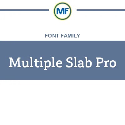 Multiple Slab Pro Font Family Free Download Maisfontes