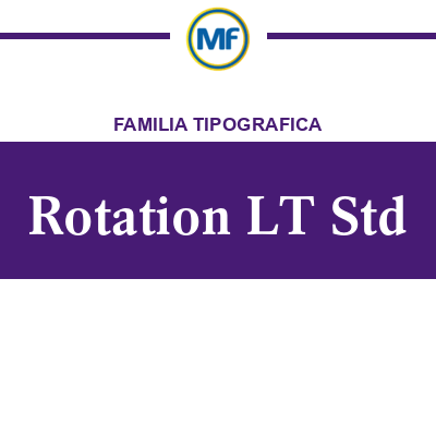 Rotation Lt Std Familia De Fuentes Descargar Gratis Maisfontes
