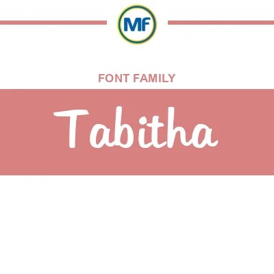 Tabitha Font Download - Colorful Texture Collection - Mobile Quality