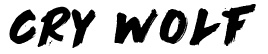 Cry Wolf Font Free Download Maisfontes