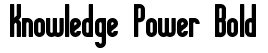 Knowledge Power Bold Free Font Download Maisfontes