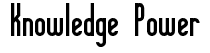 Knowledge Power Free Font Download Maisfontes