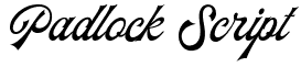 Padlock Script Free Font - HD Vintage Arts for Desktop