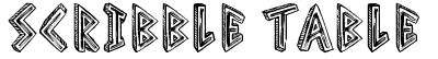 Scribble Table Font Free Download Maisfontes