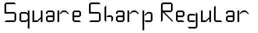 Square Sharp Regular Font Fonts2u Com - Ultra HD Nature Textures for Desktop