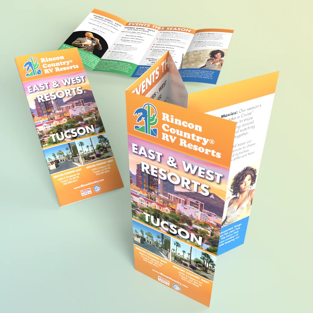 Double Parallel Fold Brochure Custom Printed Cdesignsprint