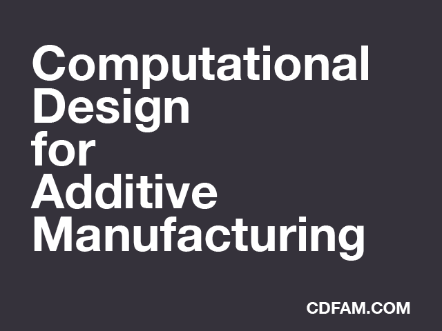 CDFAM - Computational Design Symposium Series