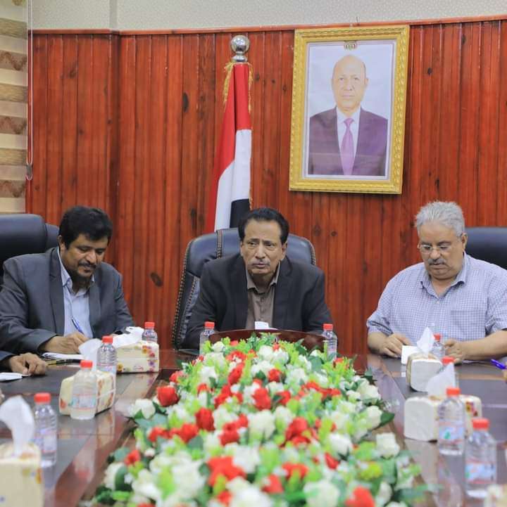محافظ المهرة يلتقي نائب رئيس جهاز الأمن القومي بالجمهورية