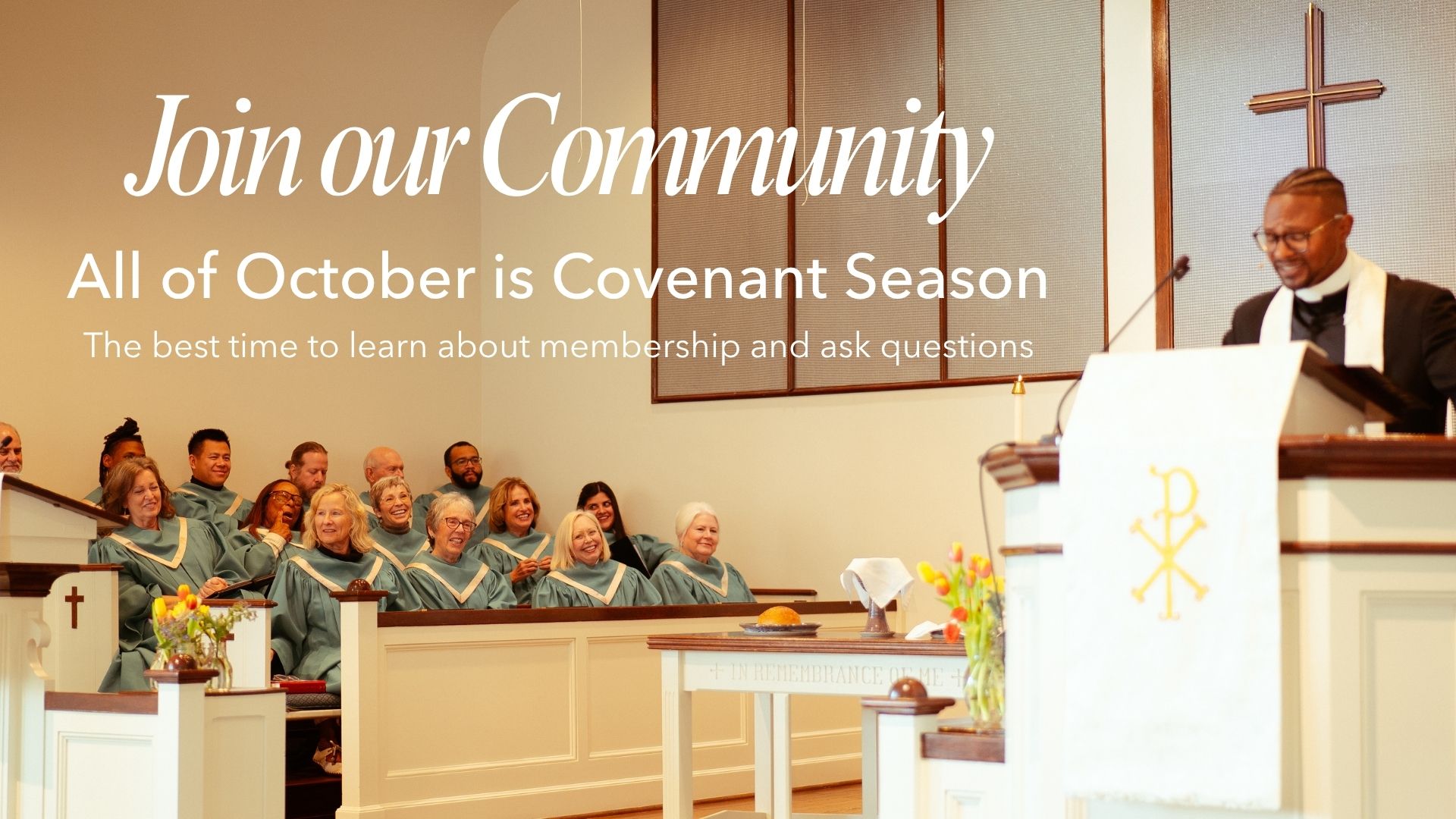 Join Our Community – All of October is Covenant Season
