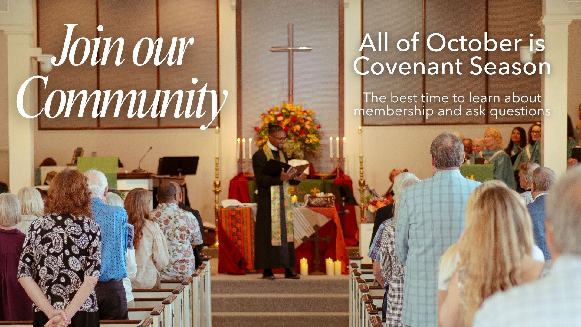 Join Our Community – All of October is Covenant Season
