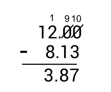 To subtract decimal follow the below steps: Adding And Subtracting Decimals Math Review Video