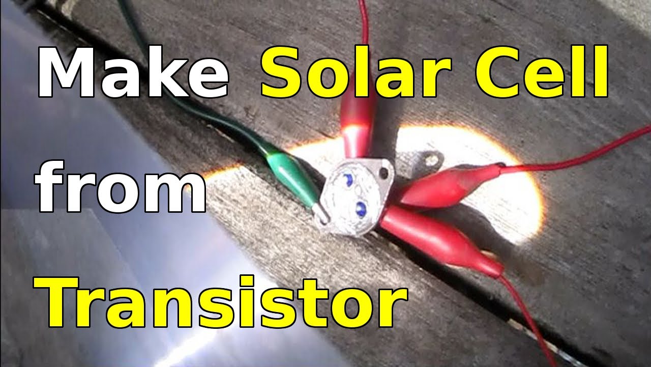 How To Make A Solar Cell Using A Power Transistor Adafruit
