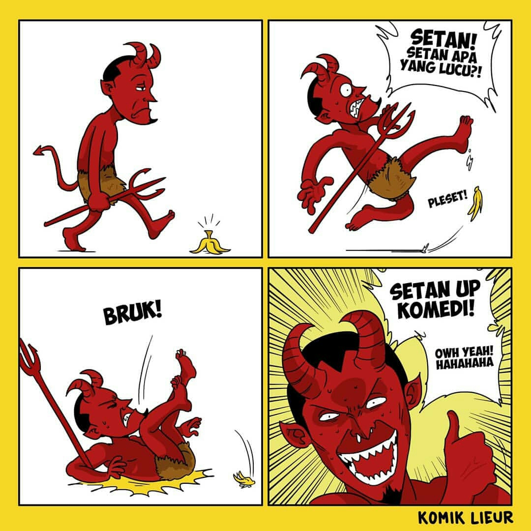 5 contoh teks naskah drama untuk 4 orang terbaru 2017. 8 Komik strip tentang setan di tengah wabah Covid-19 ini