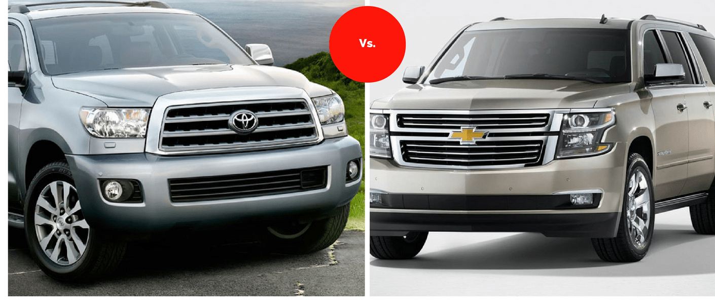 2017 toyota sequoia vs 2017 chevrolet suburban