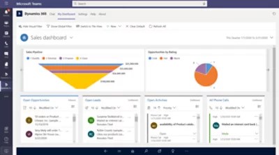 Introducing Microsoft Dynamics 365 Project Operations Microsoft - Modern Geometric Pattern - Full HD