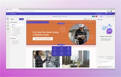 Power Pages Website Builder Microsoft Power Platform - Incredible Minimal Pattern - 4K