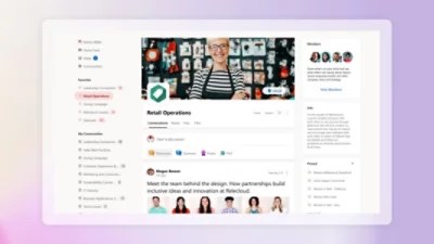 Microsoft Viva Connections - Retina Geometric Textures for Desktop