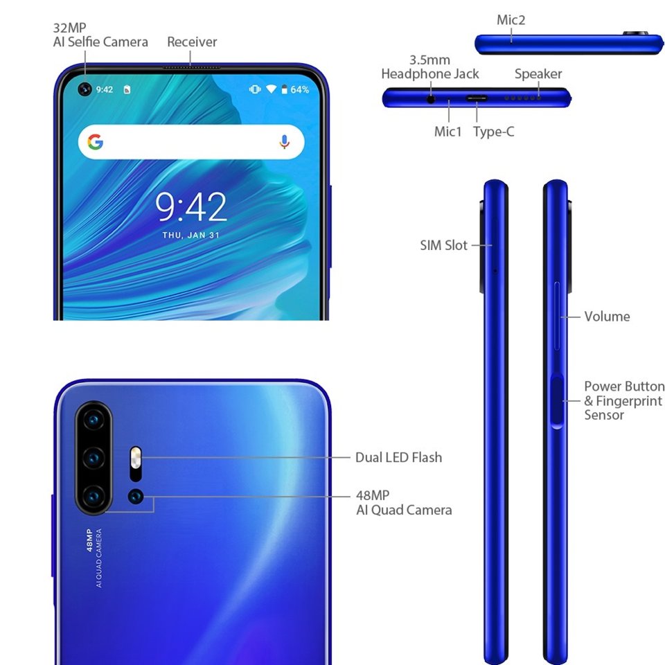 Umidigi F1 Play Vs Umidigi F2 Comparison
